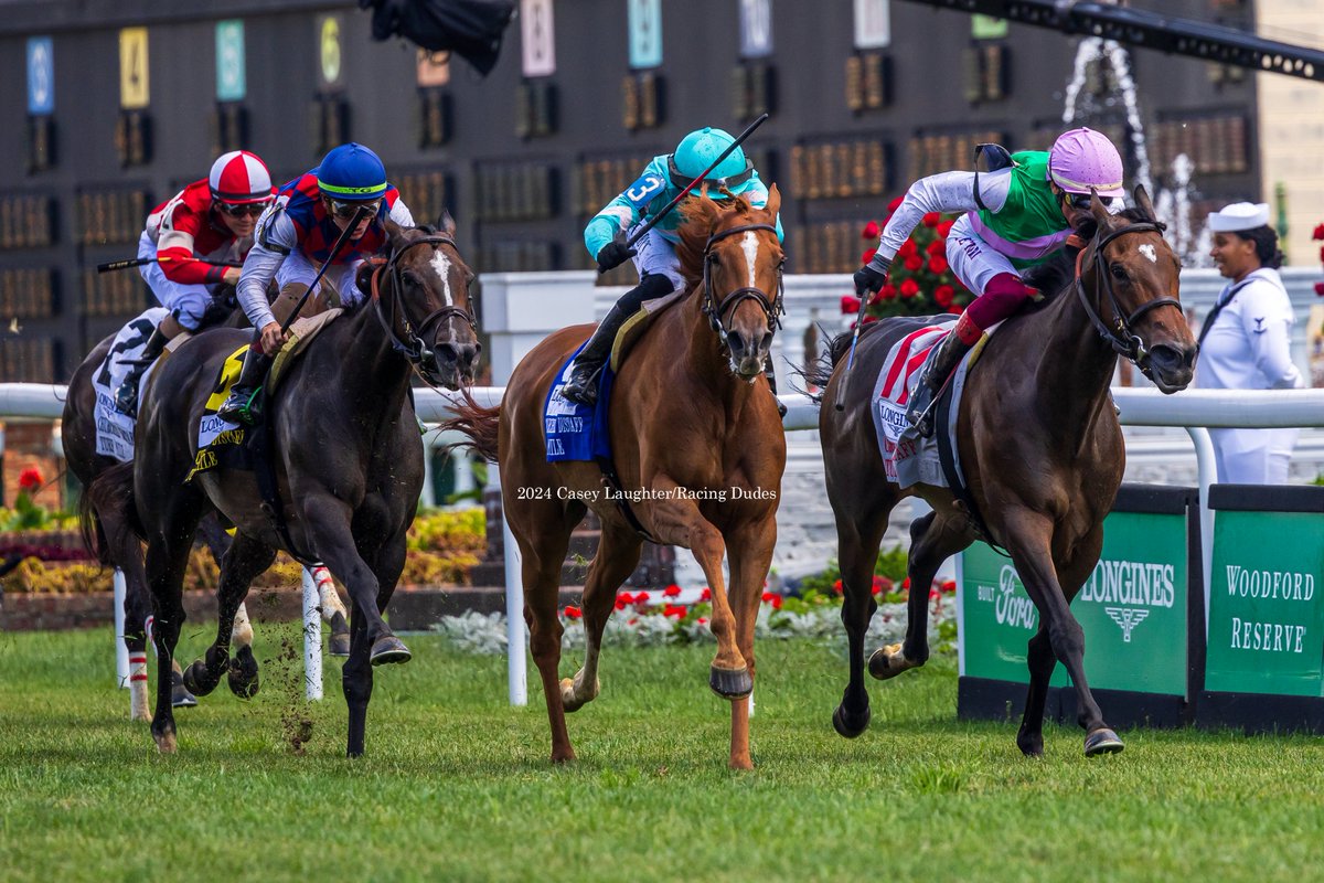 casey_laughter's tweet photo. #ChiliFlag (FR) and @iradortiz win the G2
#Longines Churchill Distaff Turf Mile Stakes for trainer #ChadBrown & Owners @MadaketStables, #MichaelDubb, and #MichaelKisber. https://t.co/YvAYy37Ar4