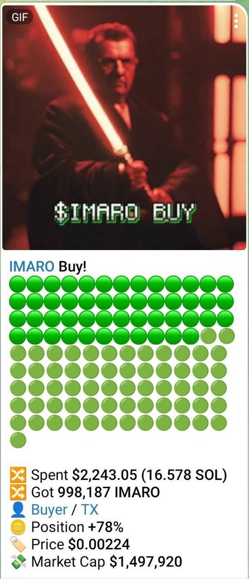 @TerraHaberTr Siz asıl $IMARO'ya bakın derim. Arkasında çok güçlü bir ekip ve çok güçlü bir topluluk var
#IMARO $IMARO #IMAROBURN #Memecoin