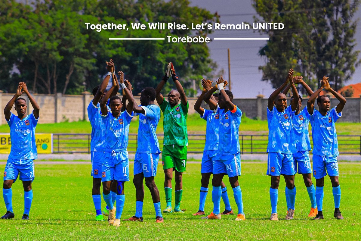 Together, We will rise. Let's remain united. Tore bobe.