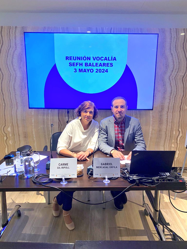 bielmercadal1's tweet photo. Reunión @sefh_  Baleares 
Excelente Taller de comunicación con Carme Gil Ripoll de Fundación Galatea 
💊Presentación de la estrategia de medicina genomica personalizada @ibsalut  por @iciar_mar  destacando el papel que tendremos FH
Muchas gracias a todos los colegas asistentes 👏 https://t.co/kOBd5etgEX