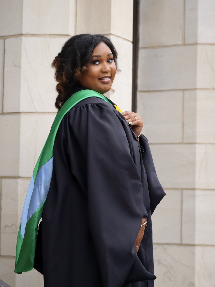 I'm usually quiet about my accomplishments, but allow me to be loud about THIS one. I have a MASTER’S degree in Microbiology and Immunology.
#HBCUmade #BlackGirlsinSTEM #Fall2023Grad 

oh yeah, #RollWave or whatever. 💚🌊