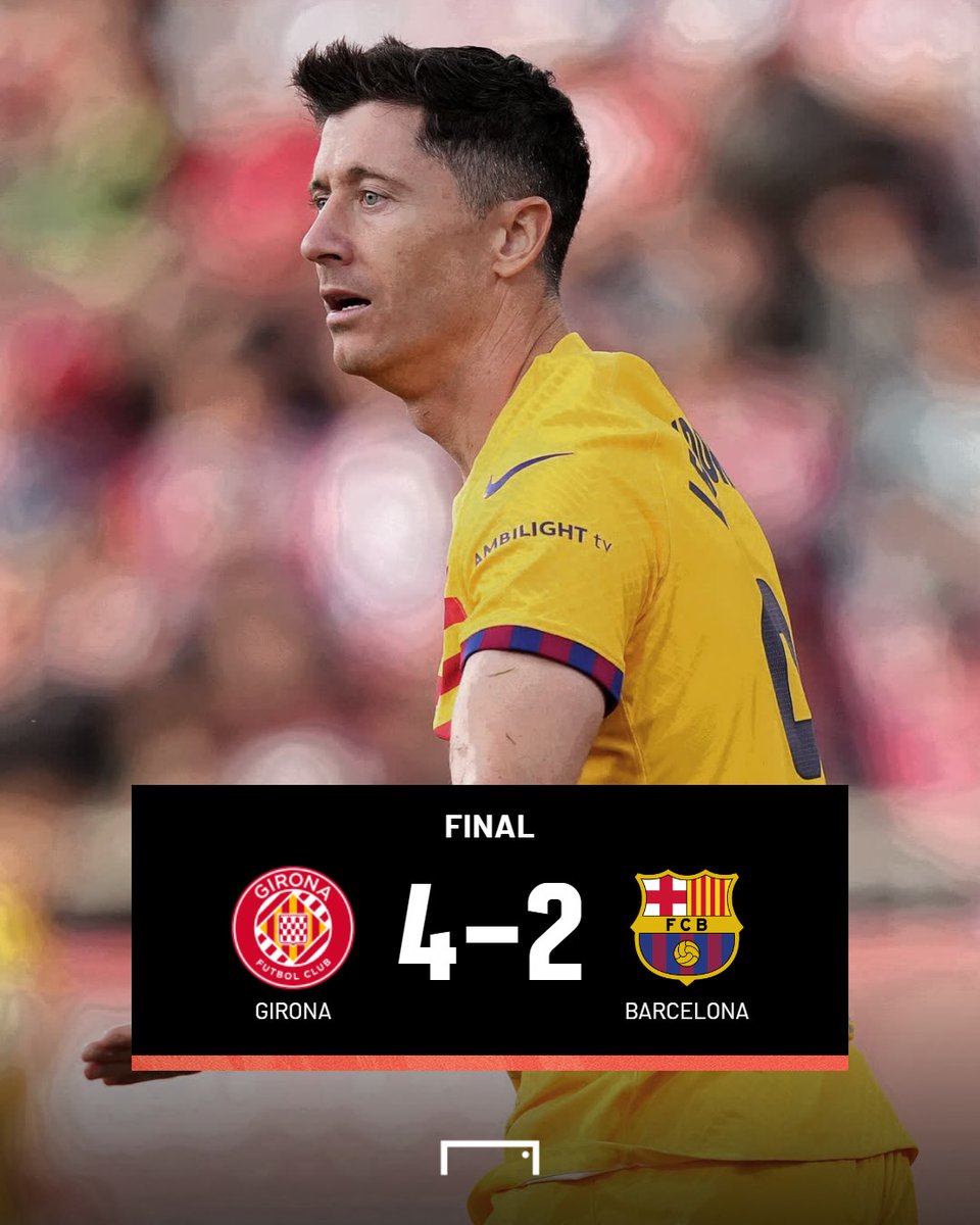 ¡Final del partido! ⏰ El Barça cae ante el Girona en un partido clave por la parte alta de la clasificatoria ⚽️ El tropiezo blaugrana da oficialmente el título al Real Madrid☝️