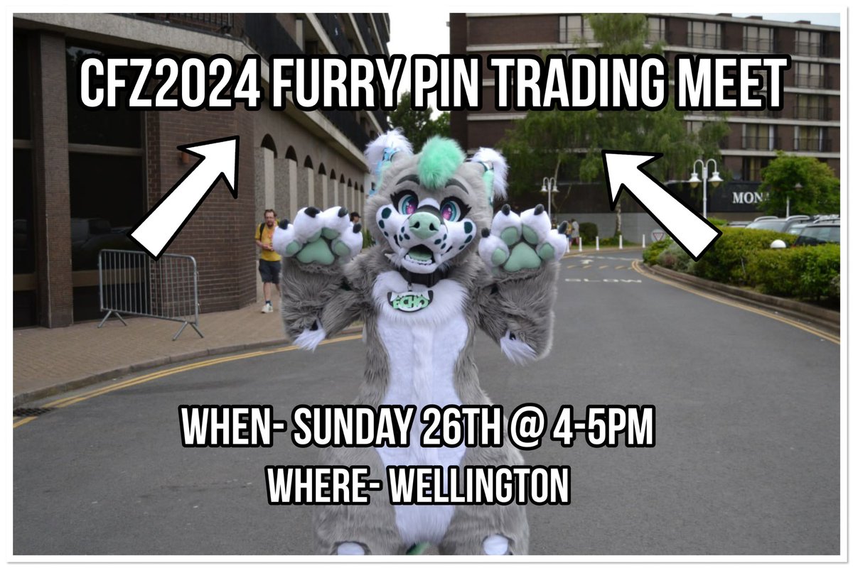 CONFUZZLED 2024 PIN TRADING MEET!!!🩷👁️ 

This year i am running a Pin trading meet! I’m so excited!! If you like pins this is definitely the meet for you!!

Its going to be held on Sunday the 26th in Wellington at 4 till 5 PM! 🩷 

Any questions about the meet please let me know