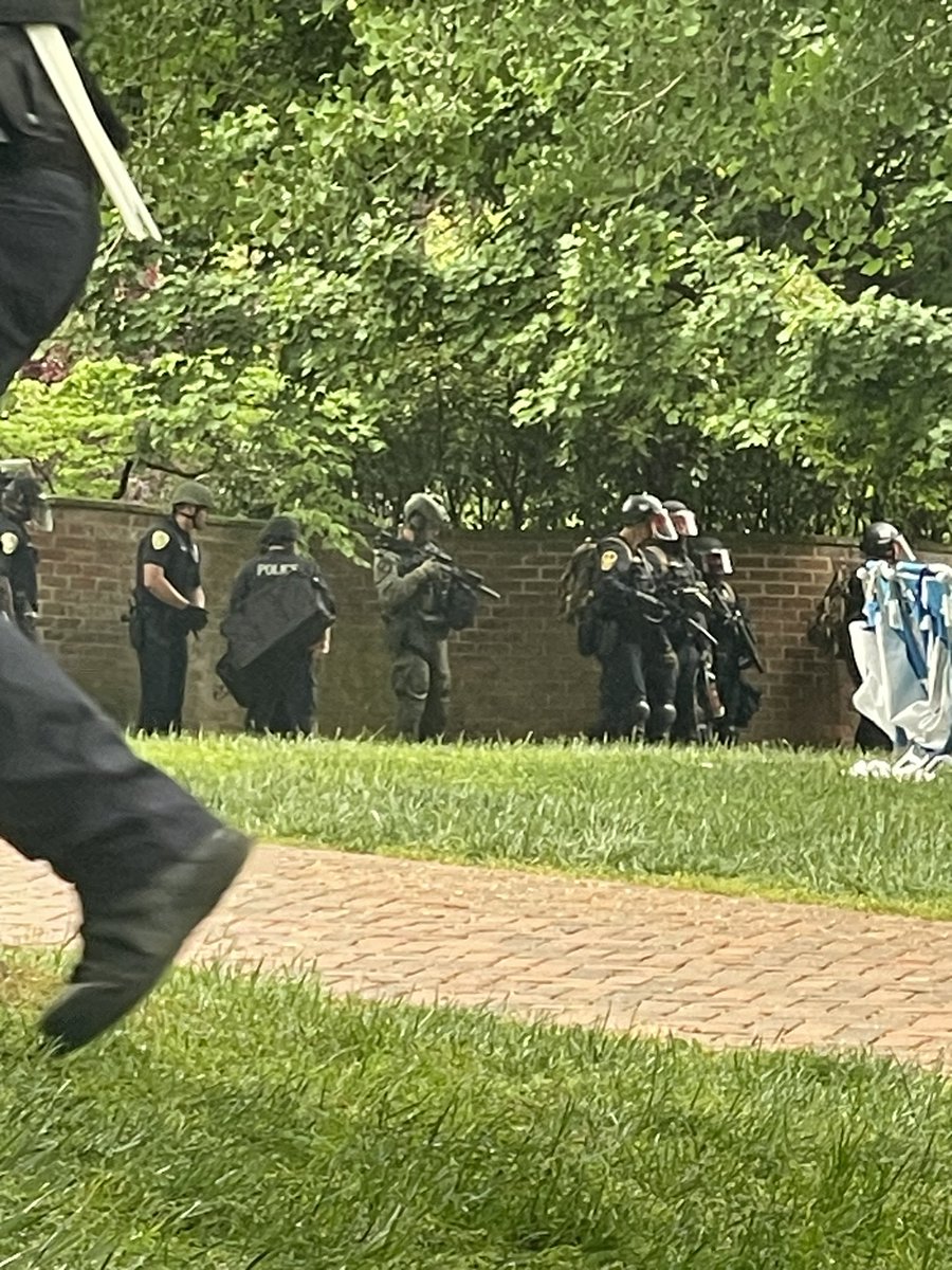 Guns drawn on UVA’s grounds on the anniversary of Kent State