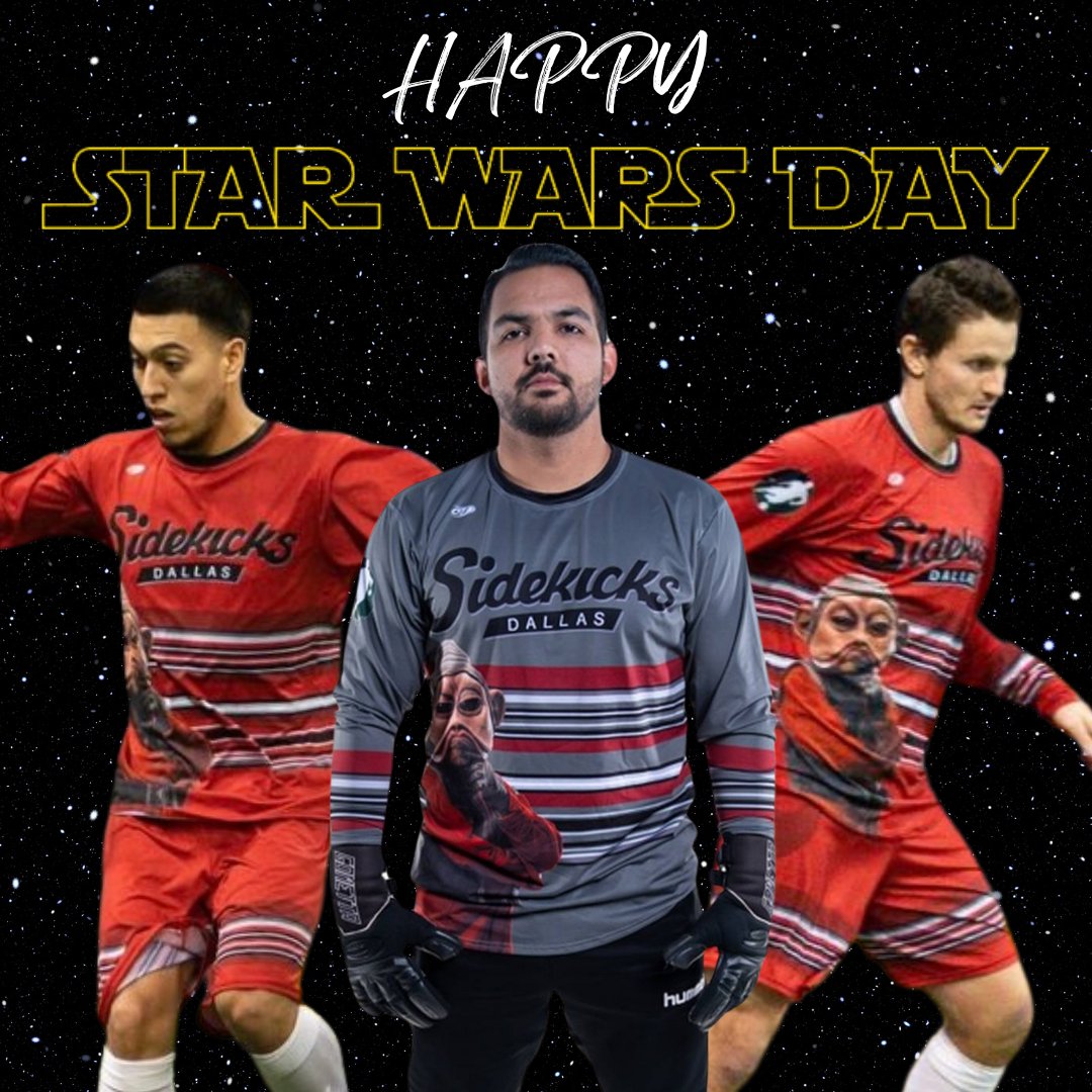 May the 4th be with you on Star Wars Day! ⭐️ In a galaxy far far away, the Sidekicks wore these special edition jerseys on Star Wars Night in 2019. 👕🔥 #SidekicksRising