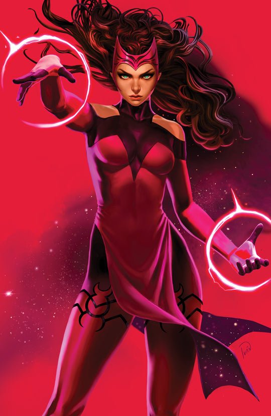 Scarlet Witch vol.4 issue #1 exclusive virgin variant cover by Ivan Talavera.