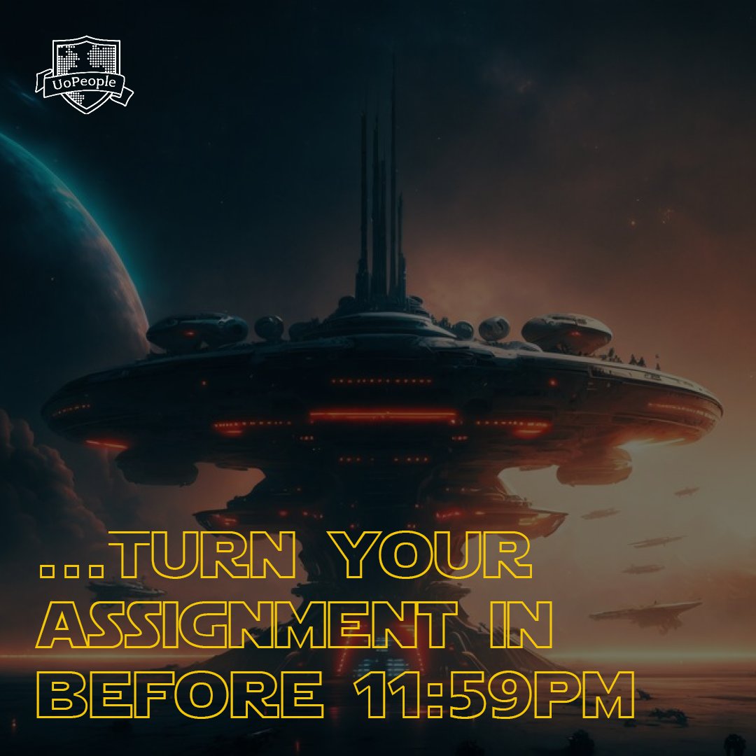 May the force be with you on Star Wars Day! 🌟 Don't let deadlines sneak up on you – channel your inner Jedi and submit those assignments before 11:59 PM! Share your study tips below and let's conquer those deadlines together! 💜✨ #Uopeople #maythefourth #starwarsday