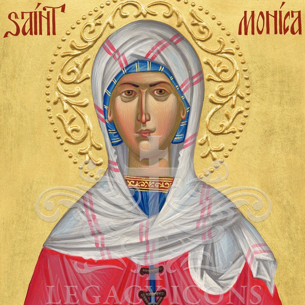 On May 4 we commemorate Saint Monica, the mother of Saint Augustine. She is a patron saint and example of parents, especially mothers, of troubled children.  #Orthodox #Icon #SaintOfTheDay bit.ly/40Dz4bA
