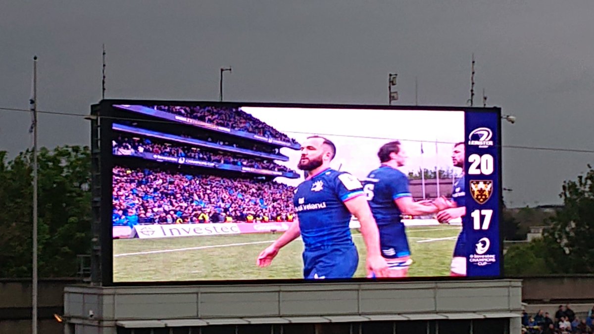 Job done @leinsterrugby 💙 💙 💙 💙 💙 Amazing support and a record @OLSCRugby 🎉🎉🎉🎉🎉🎉🎉 #Donnybrook #LEIvNOR #LEIVSNOR