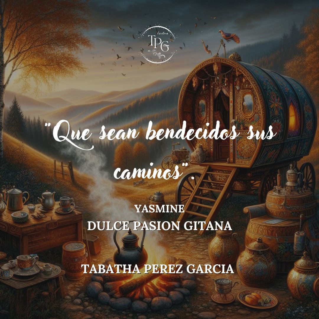 Hoy les compro está frase de mi novela, es una bendición que da uno de mis personajes al clan gitano y me pareció ideal desearles con ella feliz fin de semana.
Conoces mi novela? #tabathaperezgarcia #lecturarecomendada  #romántica #dulcepasiongitana #romancehistórico #novelas