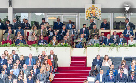On behalf of His Majesty King #Hamad_bin_Isa Al Khalifa, His Royal Highness the Crown Prince and Prime Minister #Salman_bin_Hamad Al Khalifa attends the Show Jumping (International) Kingdom of #Bahrain Stakes for The King’s Cup and other competitions featuring Bahraini
