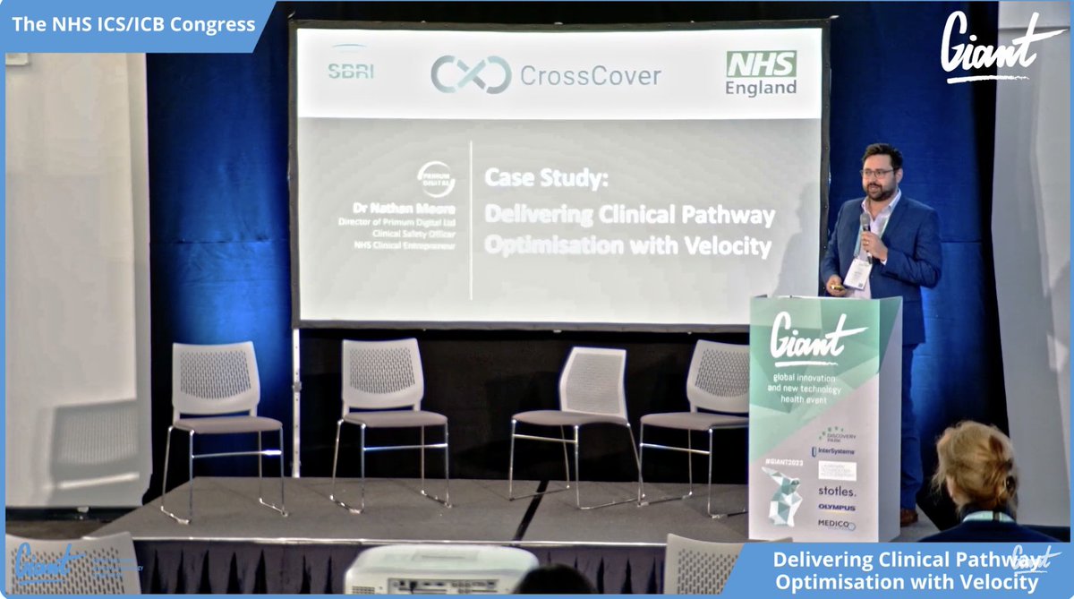 🙏A heartfelt thank you to Nathan Moore, Managing Director, Primum Digital Limited for an inspiring discussion at The #NHS ICS/ICB Congress #GIANT2023 about Delivering #Clinical Pathway Optimisation with Velocity. 📽Check out the full recording on Youtube: youtube.com/watch?v=HtQXDD…
