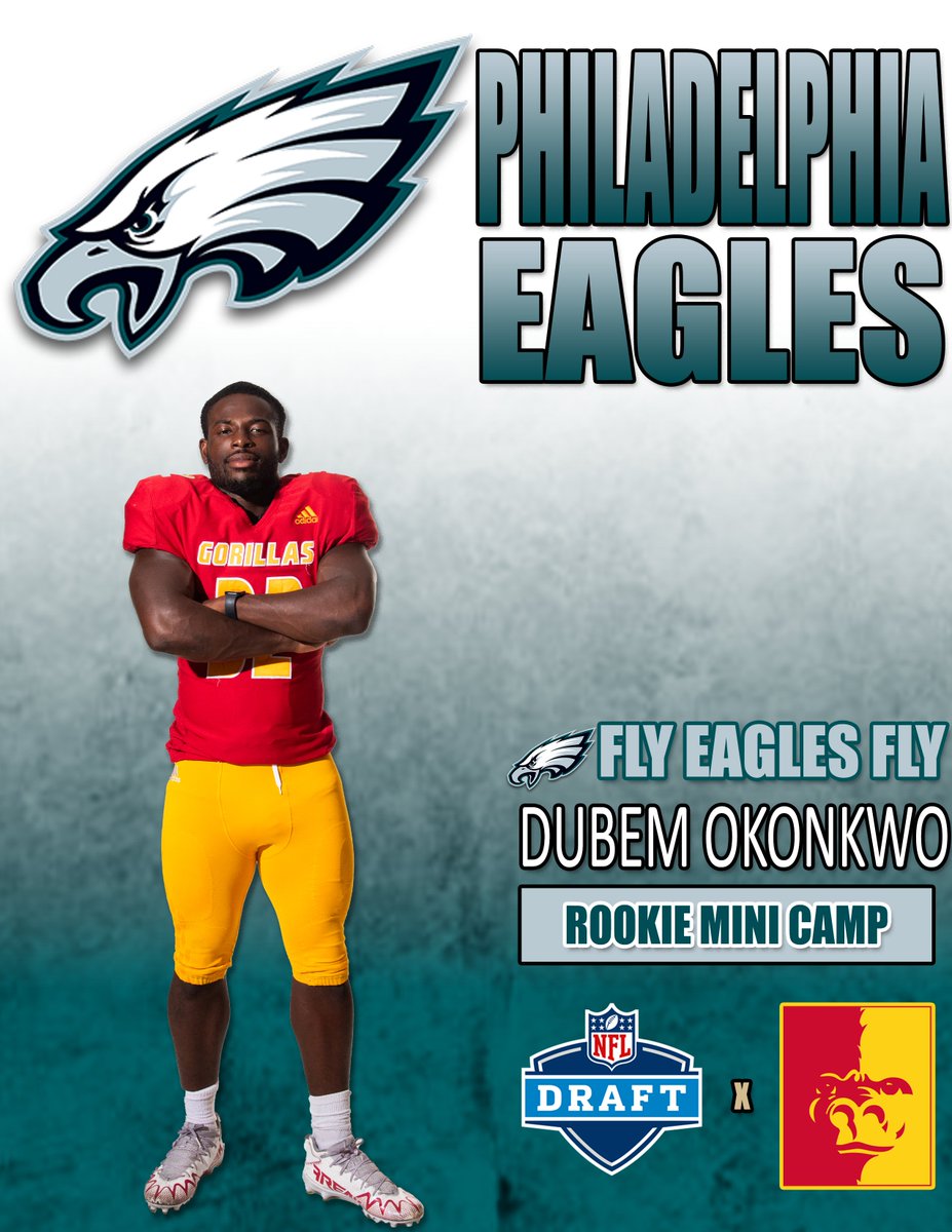 We heard that Gorillas and Eagles are a match made in heaven... Congrats @dubie_boobie !!!