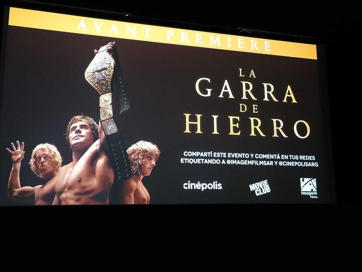 RECOMIENDO MUY BUENA #Estreno 9-mayo #LaGarraDeHierro #TheIronClaw  #ZacEfron #JeremyAllenWhite #HarrisDickinson #HoltMcCallany @ironclawmovie @imagemfilmsar @A24 @cinepolisarg Gracias!