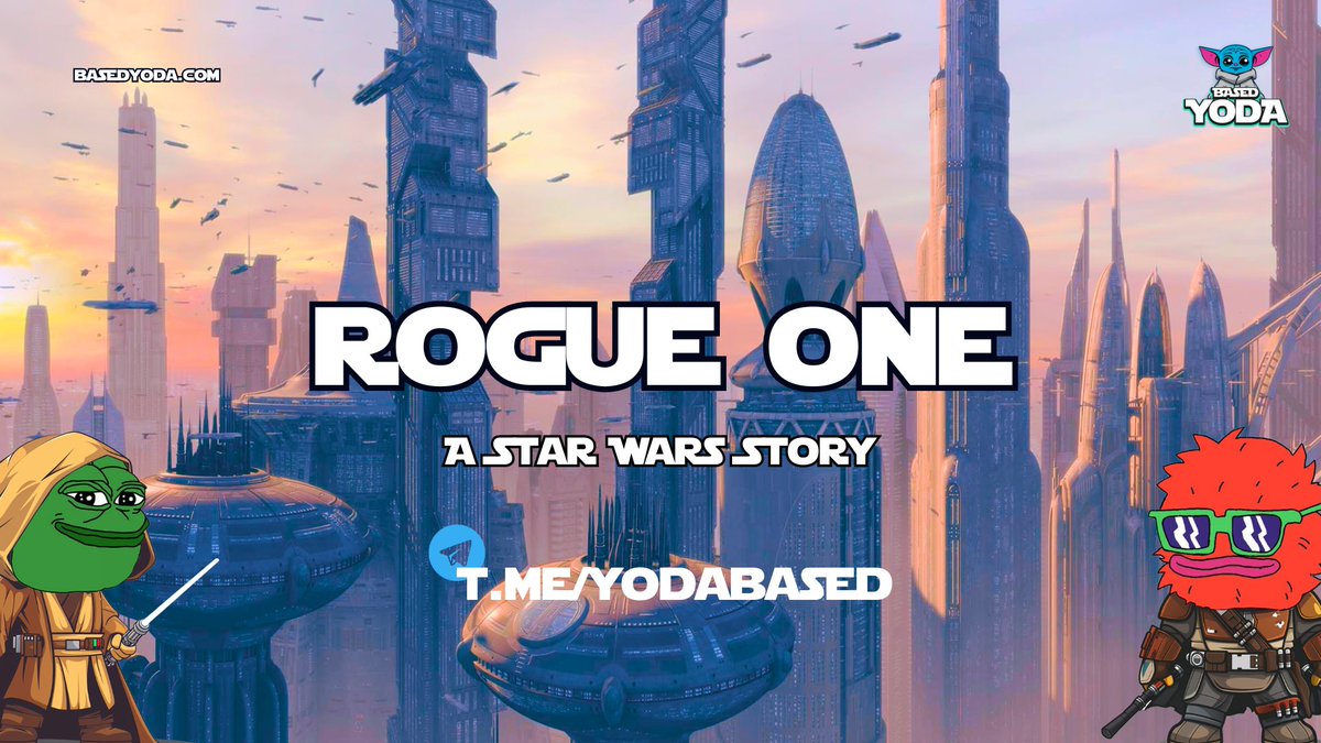 Next up, Rogue One: A Star Wars Story. 📚

Live in the $BODA Telegram community.
👉 t.me/YodaBased

#Maythe4thBeWithYou #MayTheFourthBeWithYou