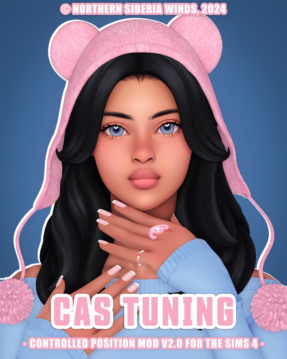 🩷 CAS TUNING 🩷

CONTROLLED POSITION MOD v2.0 and ADD-ONS

A redesigned version of the mod that many of you liked!

· New advanced features!
· New poses for the fingernails section for all ages!
· Сollection of ADD-ONs!

#TS4 #TheSims4 #TS4CC #thesims4cc