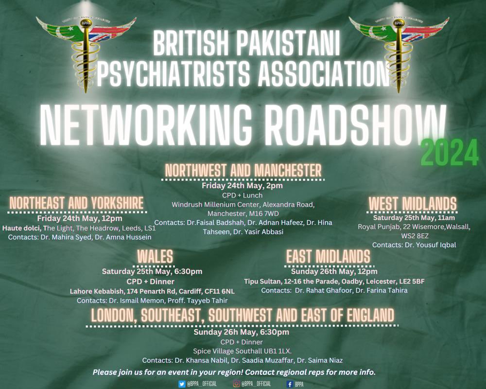 BPPA UK Networking Roadshow 24-26 May 2024 3 Days and 6 CPD/Networking Events ! Looking forward to welcoming you, please contact the local executives for further details