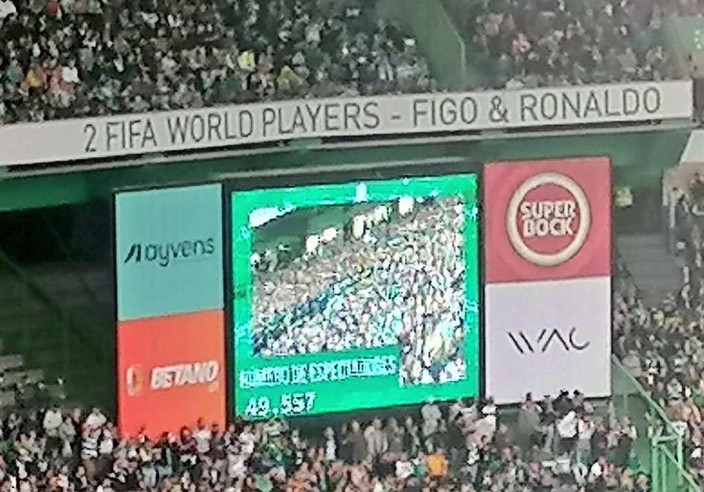 Hoje em Alvalade 49557 espectadores. #SportingCP X Portimonense