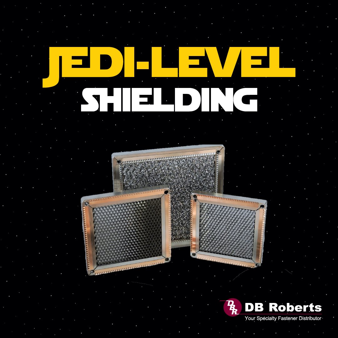 DBRobertsCo's tweet image. Until star ships and deflector shields become a reality, DB Roberts is your trusted distributor for Tech Etch EMI/RFI shielding vents, filters, gaskets, finger stock, and more.

#DBRoberts #MayThe4thBeWithYou #StarWarsDay