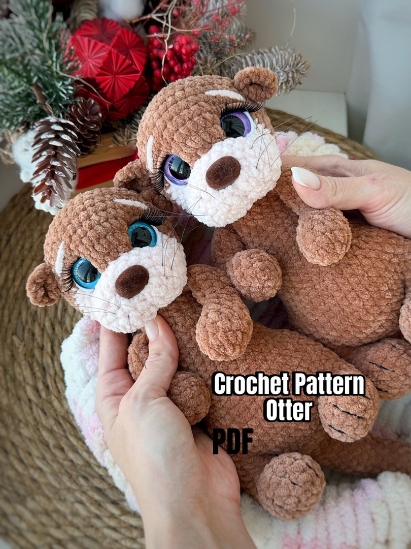 Otter Crochet Pattern 🦦➡️ shop.amigurumi.today/product-catego…

#amigurumi #crochet #amigurumipatterns #crochetpatterns #handmade #crafting