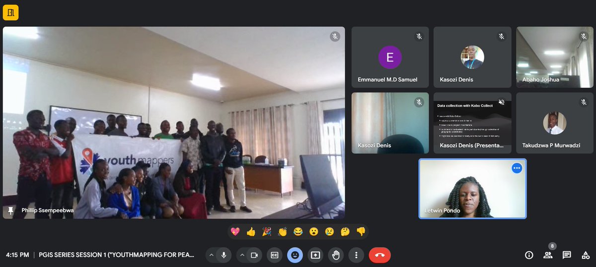 KabUYouthMappe1's tweet image. We highly appreciate the online community and cheers to whoever joined us remotely 😂😂🥳🥳🥳🥳🥳.
#ParticipatoryGIS #youthMappers #kabUYouthMappers