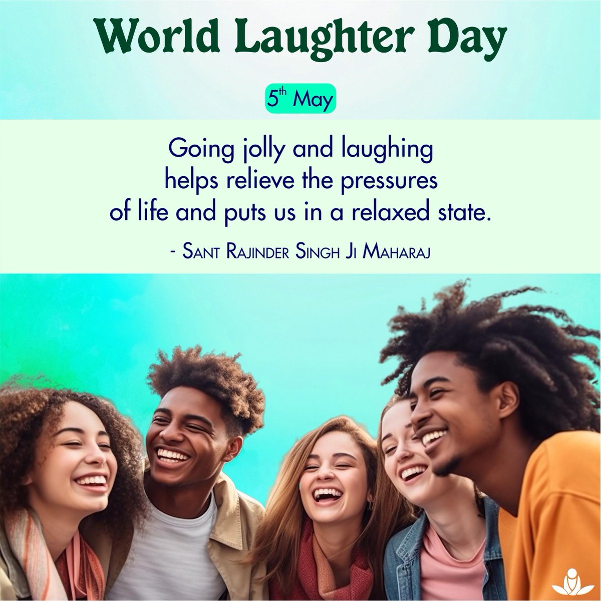 #WorldLaughterDay #SantRajinderSingh #SantRajinderSinghJiMaharaj #SKRM #SawanKirpalRuhaniMission