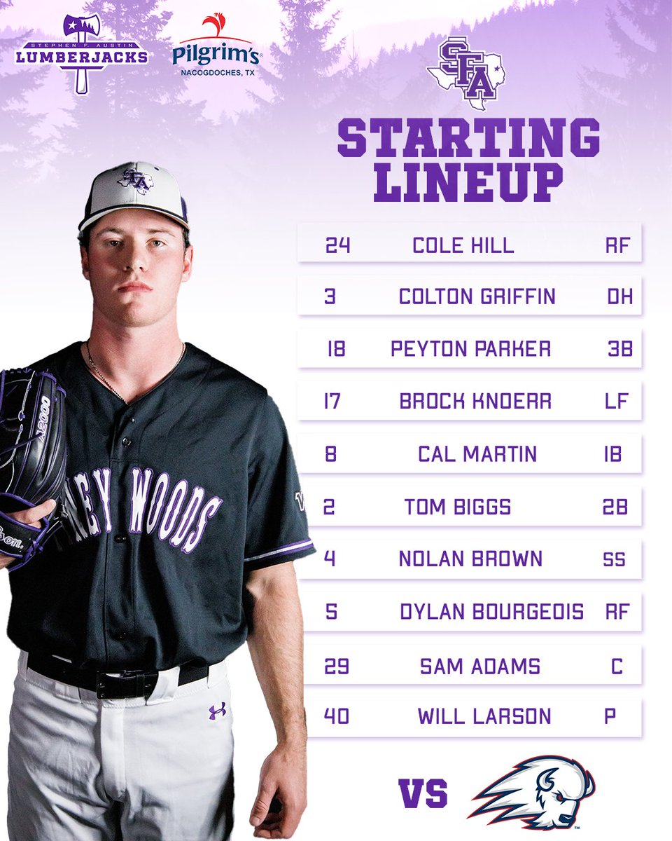 Lumberjack starting lineup

#AxeEm x #RaiseTheAxe x #SOMOS