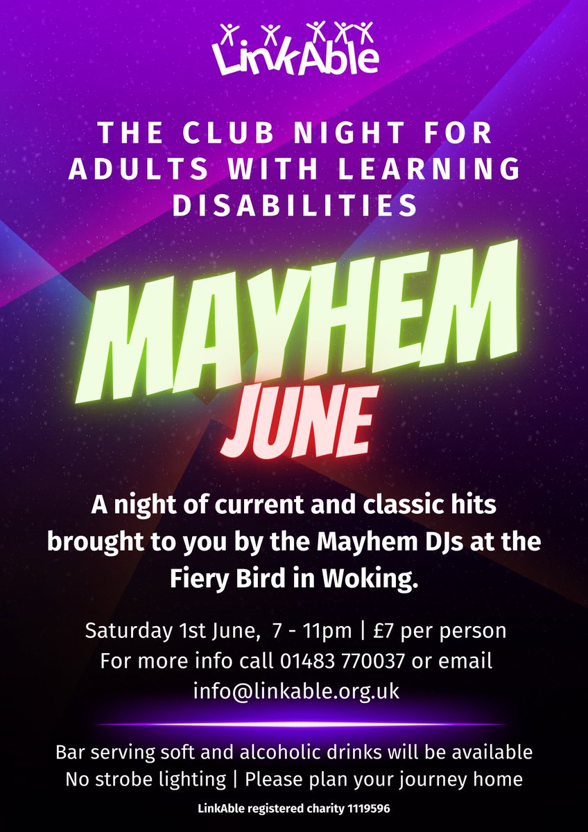 We are so proud of our friends at @FieryBirdVenue for bouncing back so quickly after the break-in at their venue. And this can mean only one thing..... 🔥📷📷📷 Get your ticket here: ow.ly/bOEs50RvKaO#Wo… #LearningDisabilities #Autism