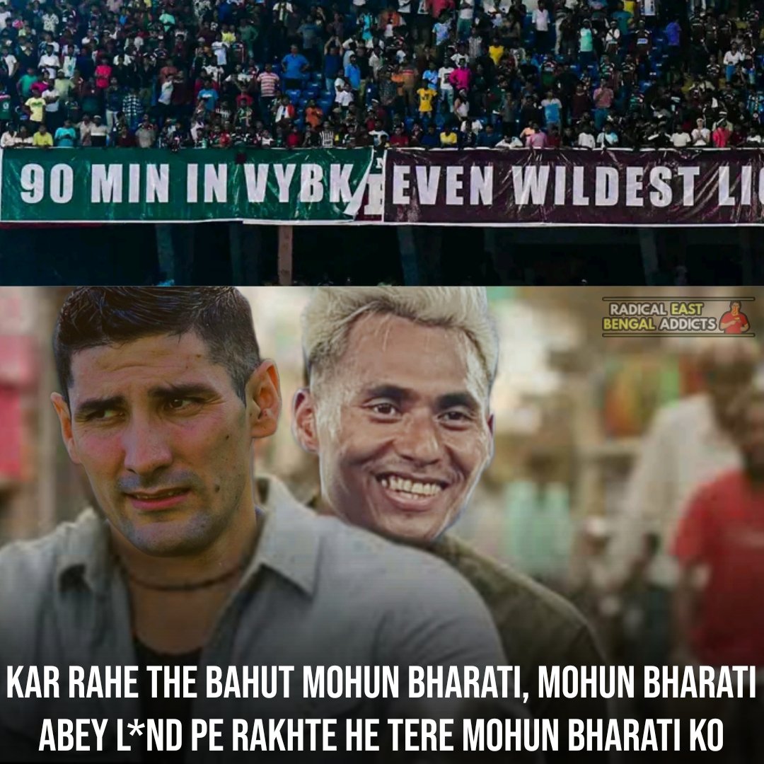 90 Mins at Mohun Bharati is a very long time 😭