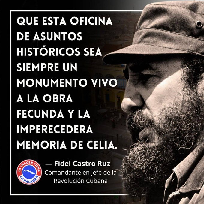 🇨🇺| @DrRobertoMOjeda: 'Hace hoy 60 años se fundó la Oficina de Asuntos Históricos, gracias a la visión, sensibilidad y empeño personal de Celia Sánchez. Felicitamos a todos los que continúan su legado con tanto amor y prestan a la Patria un servicio invaluable.' #TenemosMemoria