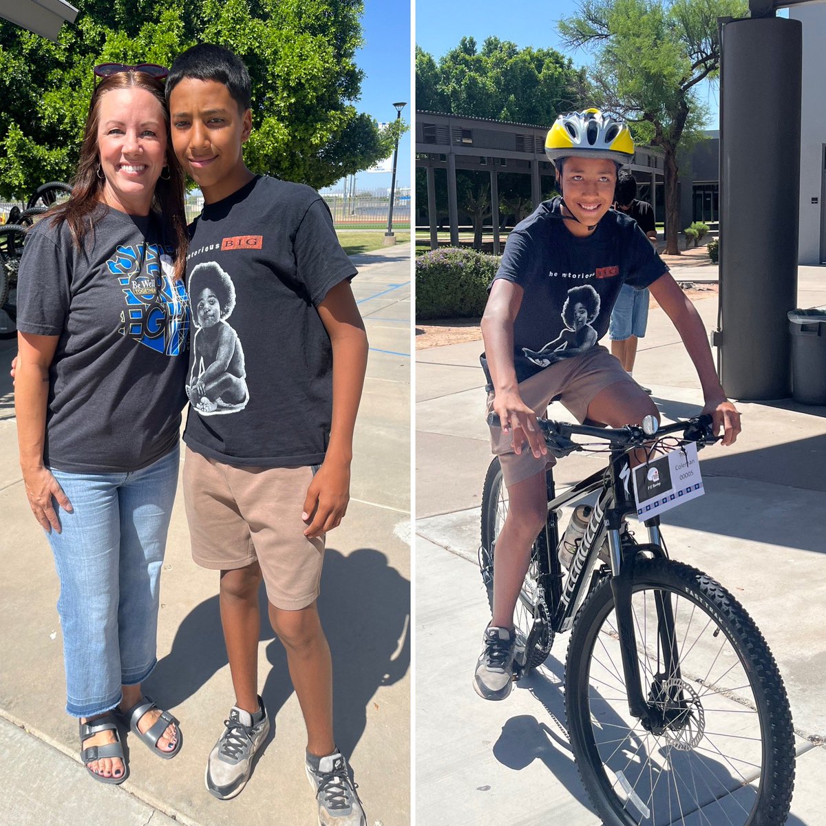 Special Thanks to Eric Cruz and FE Racing for their generosity and allowing us to give a student a new mountain bike, along with accessories. So great seeing how excited our student was to receive his new bike!#wearemesquite