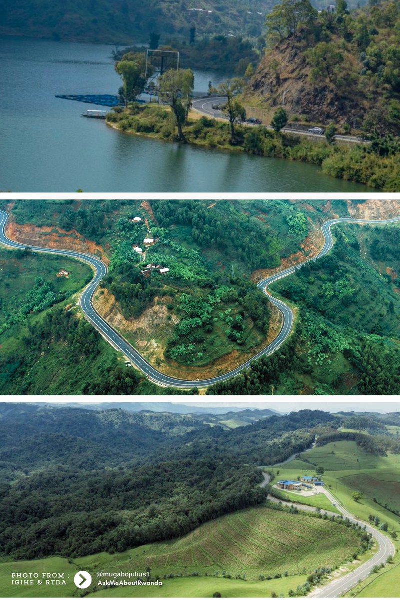 🇷🇼🇷🇼🇷🇼🇷🇼🇷🇼💙💙🇷🇼🇷🇼🇷🇼🇷🇼🇷🇼 Have you planned a holiday to Rwanda? great , Did you know you can travel across five of Rwanda's touristic districts using one road ? For more of its beautiful images 😍, search for 'Kivu Belt Road' on Google. @mugabojulius1 #AskMeAboutRwanda