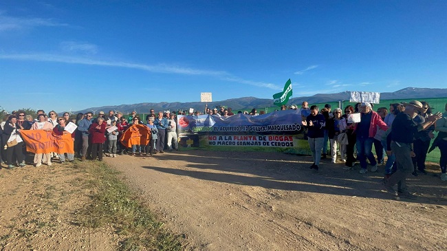 Una concentración en La Calahorra rechaza la construcción de la planta de biogás

La Asociación La Calahorra en Acción ha interpuesto una denuncia ante Medio Ambiente y el Seprona
👇👇👇
elindependientedegranada.es/ciudadania/con…