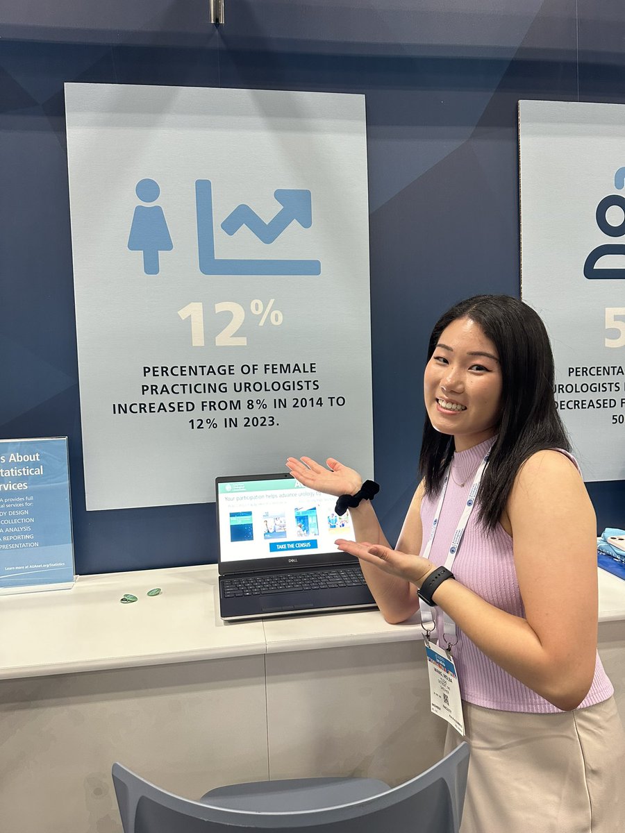 Amanda North (@anorth21) on Twitter photo How does <a href="/katwangMD/">Katherine Wang M.D.</a> know that almost 12% of practicing urologists in the U.S. are women? She took the #AUACensus! #AUA24 How does <a href="/katwangMD/">Katherine Wang M.D.</a> know that almost 12% of practicing urologists in the U.S. are women? She took the #AUACensus! #AUA24