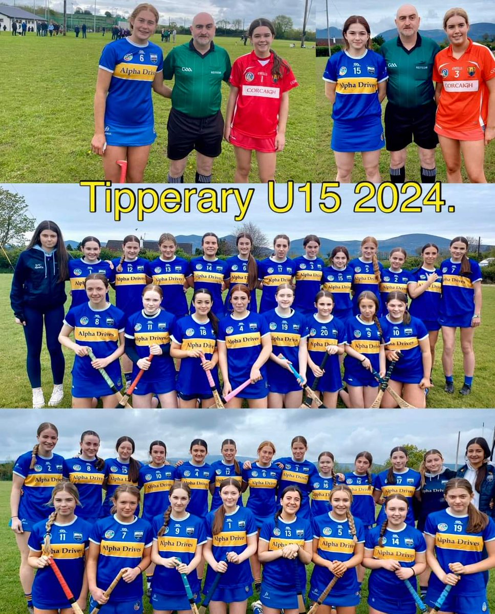 Well done to Leah Hickey & Sophie Moynihan who were in action today with the Tipperary U15s V Cork💪💪