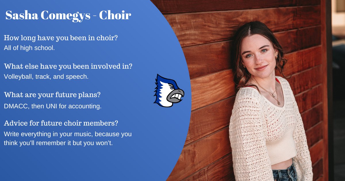 BFChoir's tweet photo. Senior Spotlight: Sasha Comegys https://t.co/AY3oNI2vUS