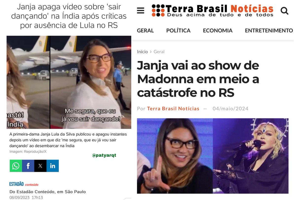 Hoje a Janja sai dançando no show da Madonna