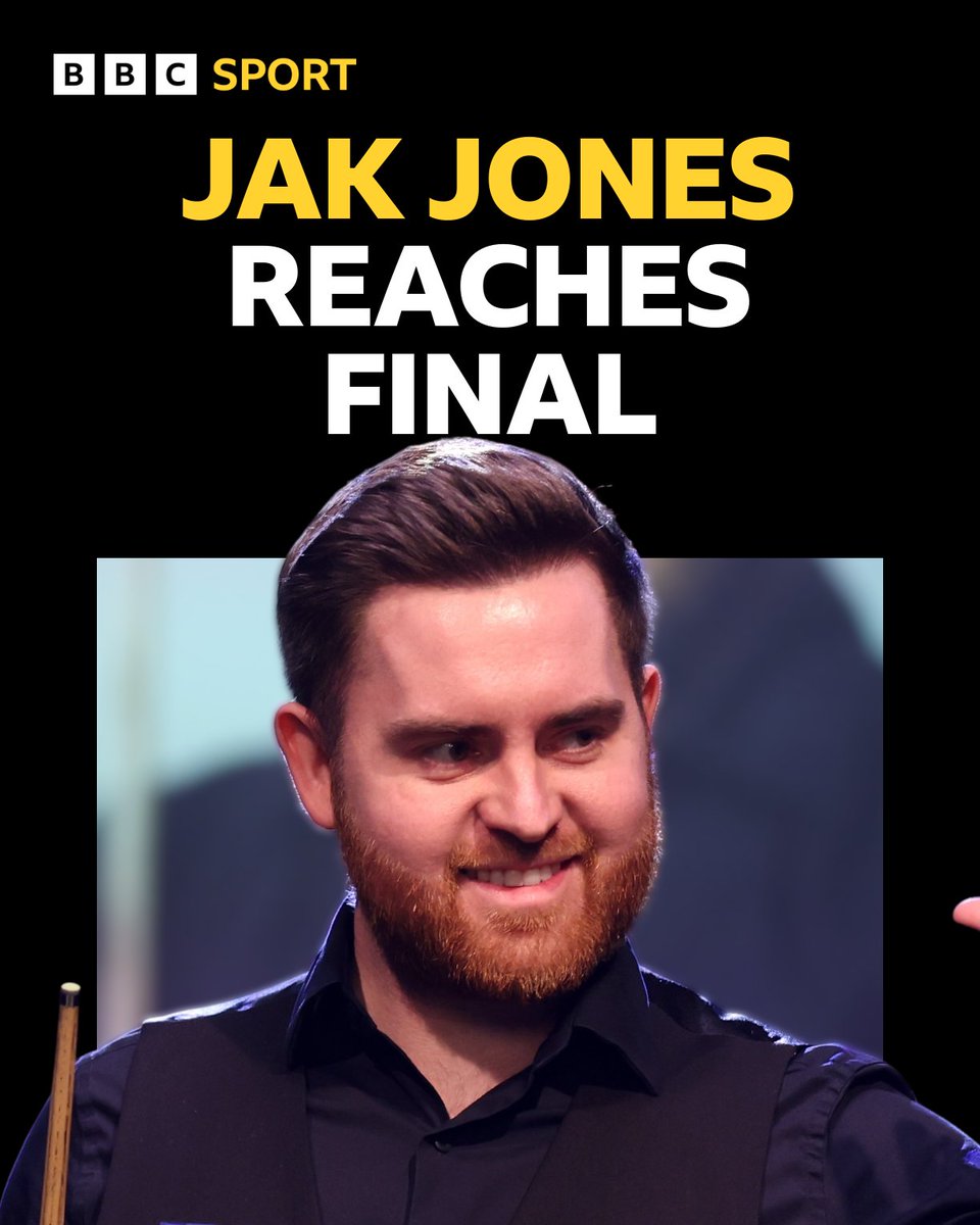 He’s into the final! Welshman Jak Jones beats Stuart Bingham 17-12 to reach the World Snooker Championship final 👏 The 30-year-old will face world number 12 Kyren Wilson in the Crucible final 🤩 #BBCSnooker #WorldSnookerChampionship