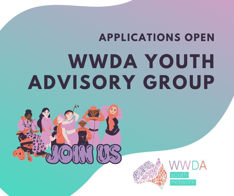 Your experiences are powerful tools for change! 💫 Join WWDA's Youth Advisory Group and advocate for a more inclusive society. Apply today: buff.ly/49vER7B #DisabilityRights #Empowerment