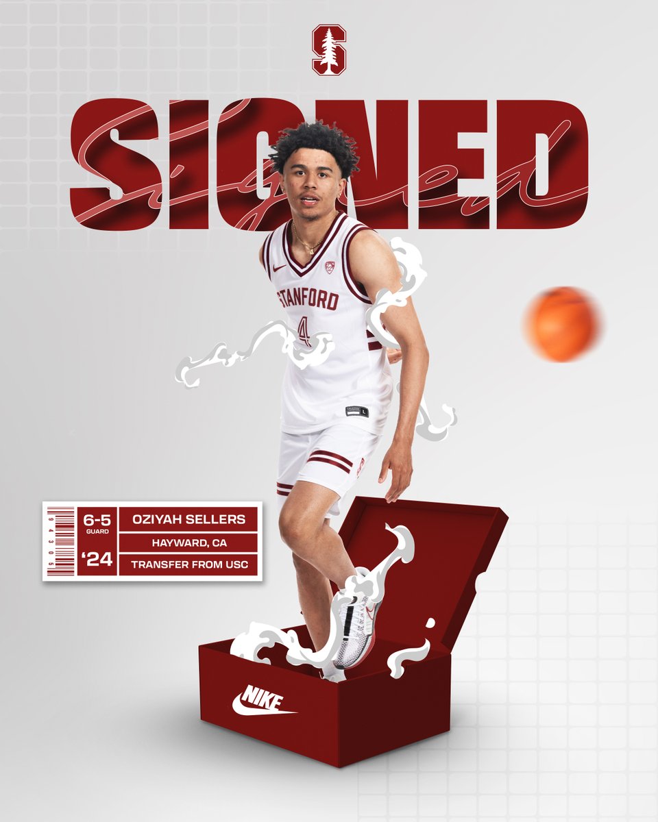 Thrilled to add @OziyahSellers to our squad! 🌲: stanford.io/44s57ig #GoStanford