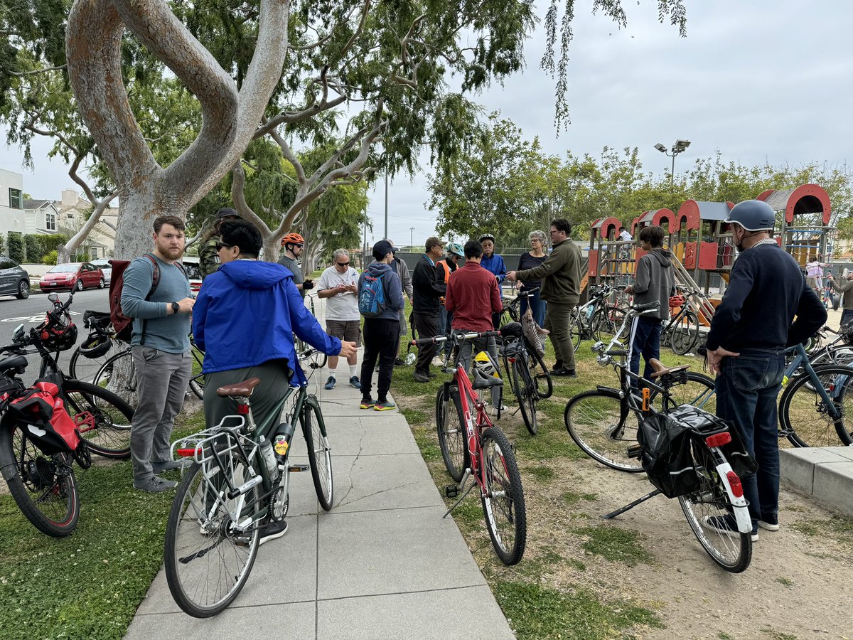 Culver City Urban Forest tour with @BikeCulverCity