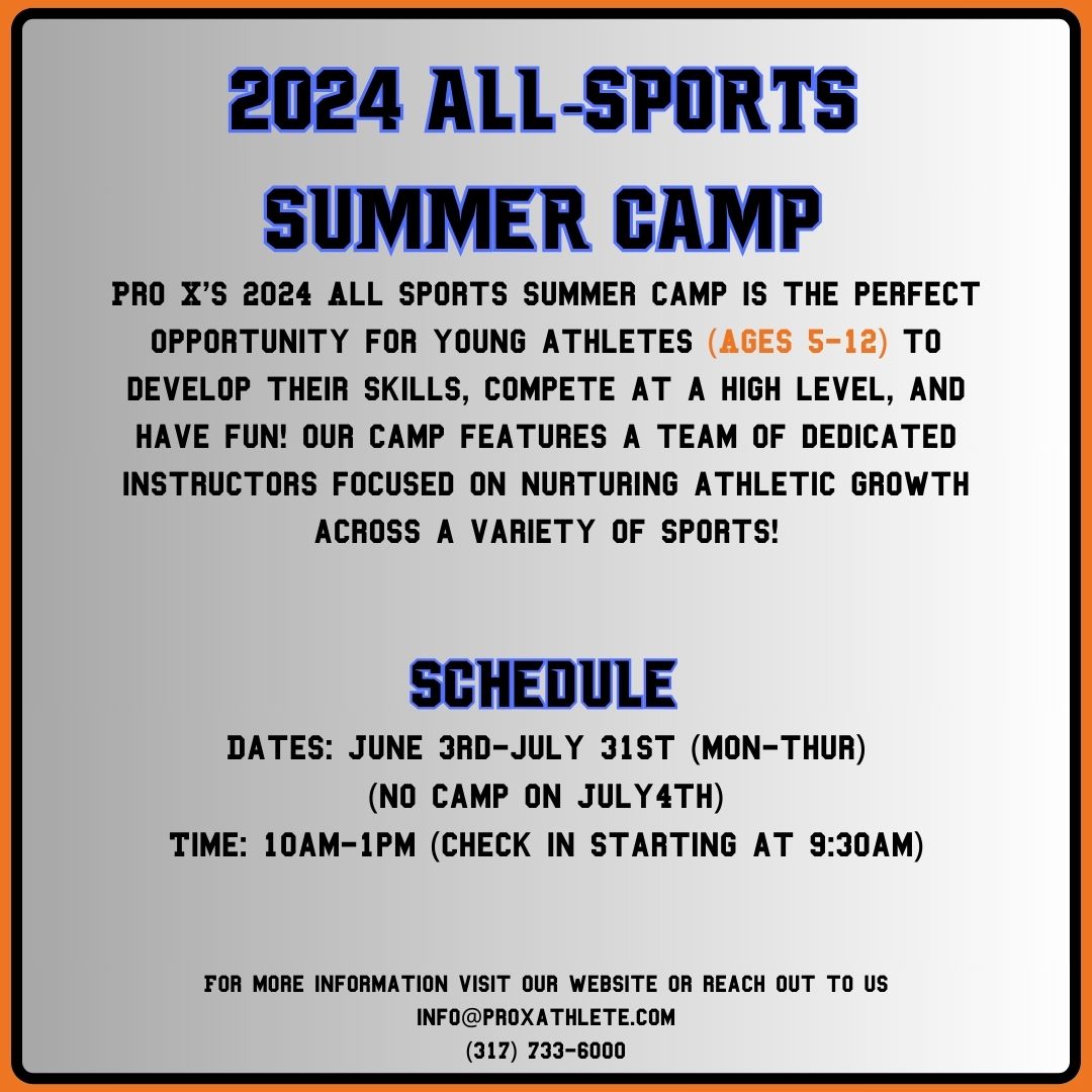 ☀️Ready to elevate your game this summer?☀️ Join us at Pro X's 2024 All-Sports Summer Camp! Don't miss out on the fun and competition. SIGN UP NOW and make this summer UNFORGETTABLE! #ProX #AthleteDevelopment #AllSportsSummerCamp SWIPE TO LEARN MORE! app.upperhand.io/customers/1170…