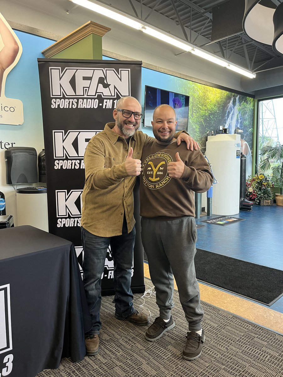 Head on down to @Aquarius_Home open house NOW and hang out with @Chris_Hawkey till 3p! Stop by to enjoy the pig roast, petting zoo for kids and plenty of ways to save on HVAC, plumbing, electrical and Kinetico!!