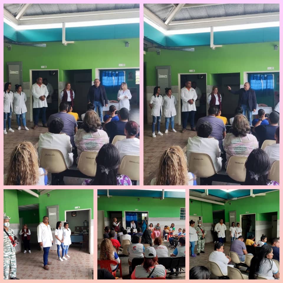 CDI La Llovizna en Asamblea Comunitaria acompañado con la autoridad única de salud del estado Bolivar Manuel Maurera y Jefe de la Misión Medica Cubana del estado Bolivar Ángel Leonardo Zabala .@cubacooperaven  @Cubacooperabol2 #CubaPorLaVida #CubaPorLaSalud