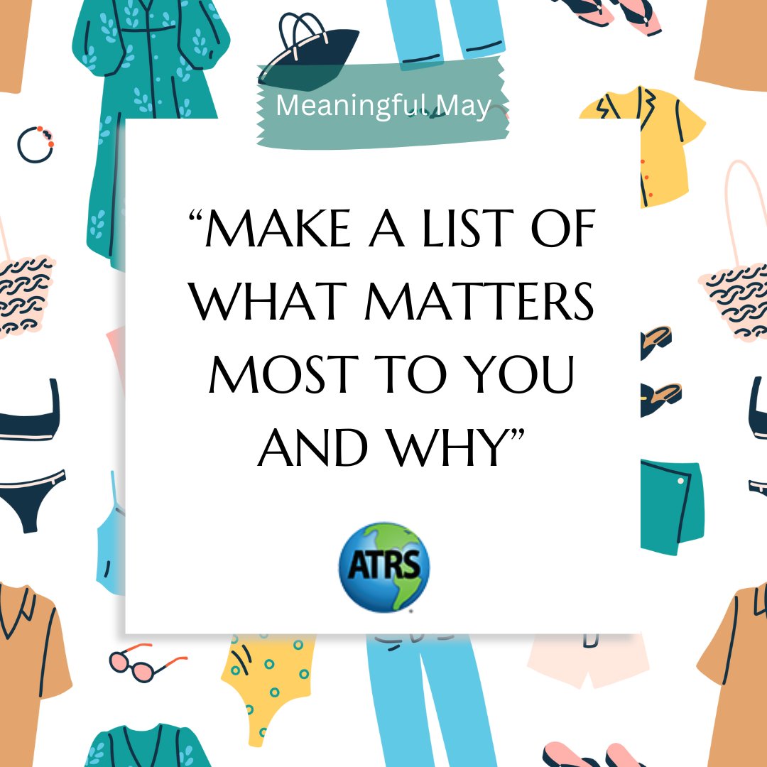 #MakeMayMeaningful by donating clothes & shoes to ATRS bins! Each item supports the charity on the bin. Support local, donate today! Find a bin: 866-900-9308 🌟