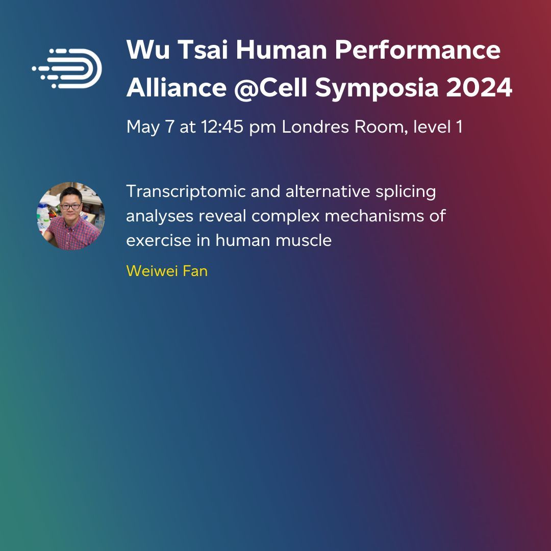 Explore research findings and insights at the Wu Tsai Human Performance Alliance poster presentations during @CellSymposia. @GeraldineMaier @surajjpathak #CellSymposia #Exmet2024