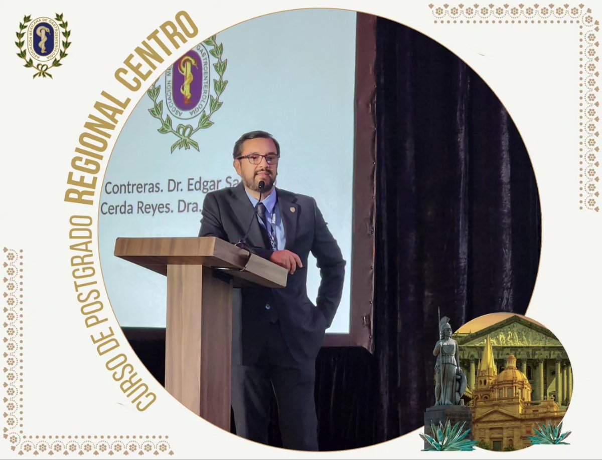 Tema: Tratamiento endoscópico de hemorragia digestiva variceal 
Ponente: Dr. Omar Edel Trujillo Benavides

#yosoyAMG #AMG2024 #innovacióncienciayconvivencia #RegionalCentro #CursoPostgrado