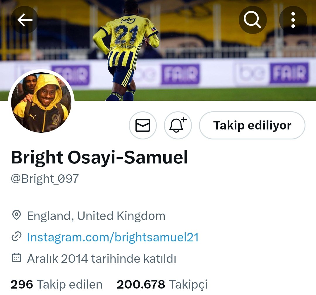 Osayi-Samuel profil fotoğrafını değiştirmiş.

AAJDKSJSDKDDJ 😂😂😂😂