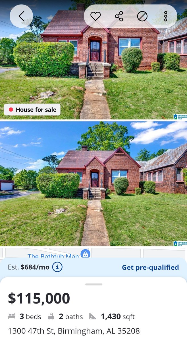 #realestate 
In Birmingham, Alabama
You can find SFR's in the low $100K
#Section8 them from what I've seen $1200-$1500 depending on zip code 

Are any realtors or investors familiar with this market? I'm looking.  

#Birmingham 
#Alabama
#Alabamarealestate
#wholesale