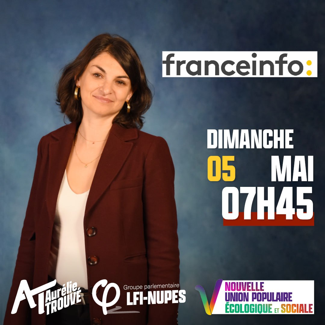 ⏰ Retrouvez-moi demain matin en direct à 7h45 pour l'interview politique de France info TV